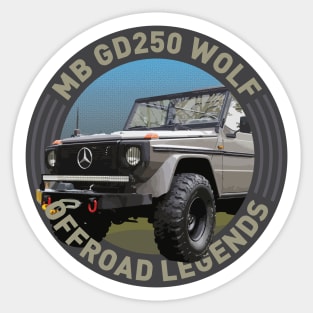 4x4 Offroad Legends: Mercedes-Benz G-klasse GD 250 Wolf Cabrio Sticker